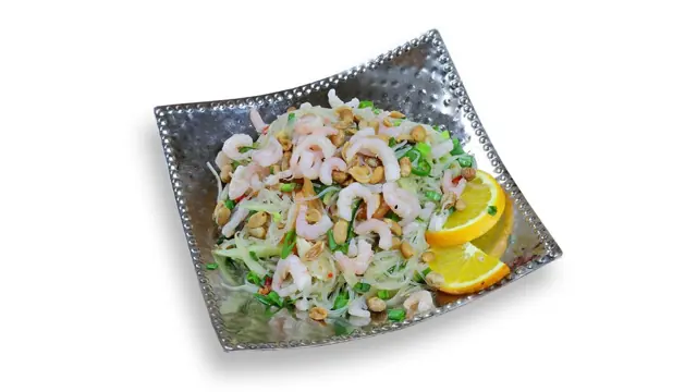 Klaasnuudlisalat krevettidega