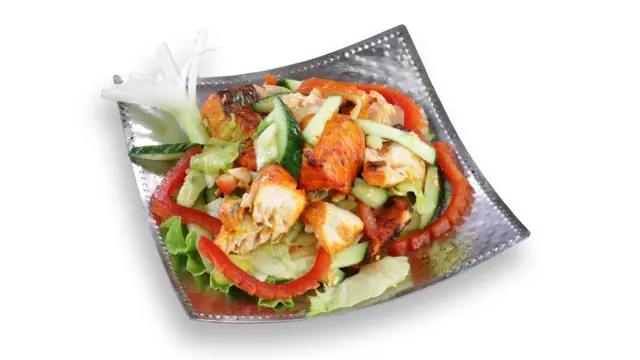 Lõhe tikka salat